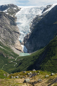 Scenic view of mountains