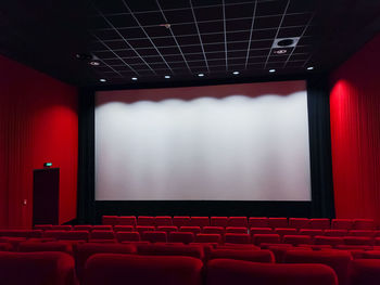 Full frame shot of empty theater