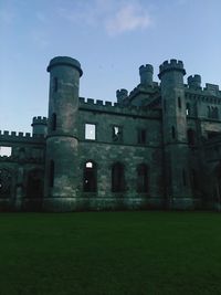 Low angle view of historic building