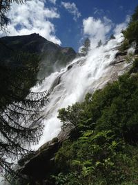 River flowing through rocks
