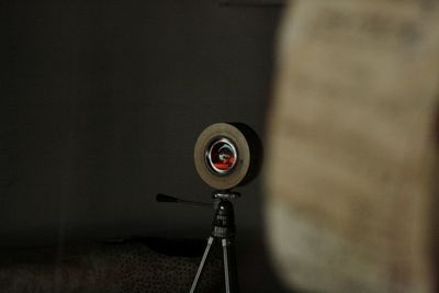 Close-up of electric fan