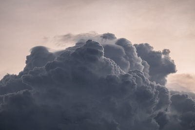 Storm clouds captured in rural india