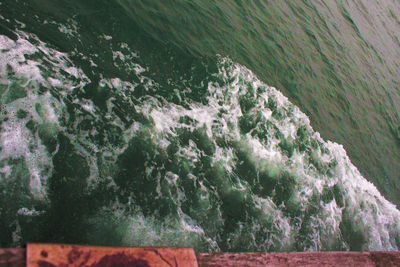 Rock formation by sea