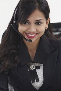 Portrait of a smiling young woman