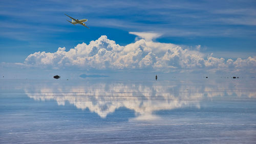 A superb view of uyuni salt lake