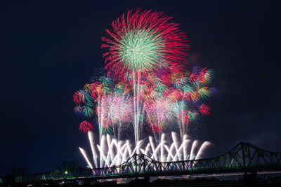 Nagaoka firework festival at niigata in japan. a famous japanese's summer festival and a great show.