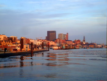 River with buildings in background