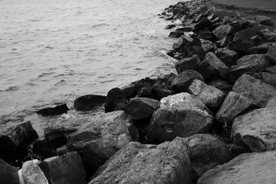 Rocks in the sea