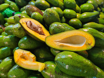 Full frame shot of fruits at market