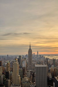 New york seen from top of the rock