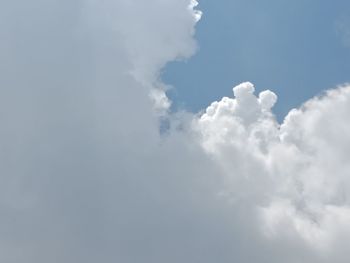 Low angle view of clouds in sky