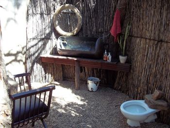 Table and trees