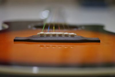 Coloured string on my guitar