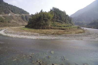 Scenic view of landscape against sky