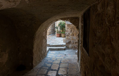 Entrance of historic building