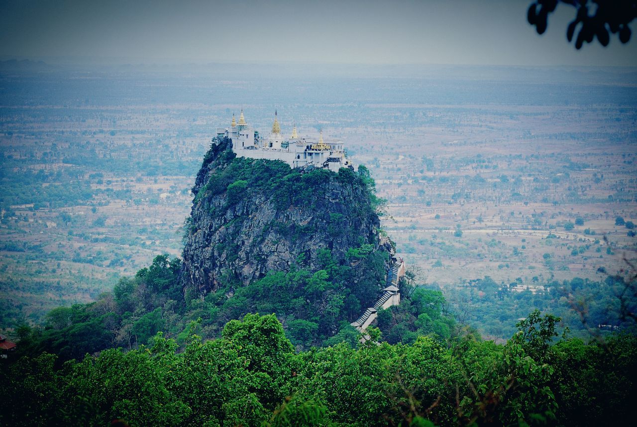 Mont popa in Myanmar