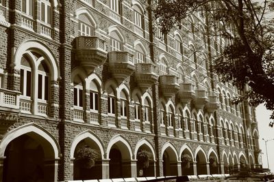 Low angle view of historical building