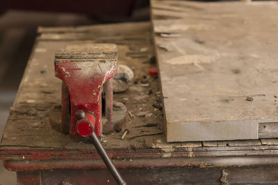 Close up of red objects