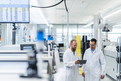 Portrait of doctors standing in laboratory