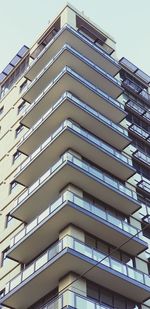 Low angle view of building against clear sky