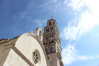 Low angle view of building against sky