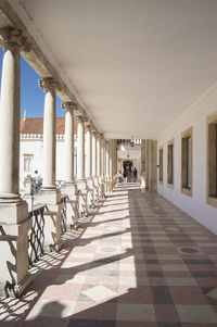 Corridor of building