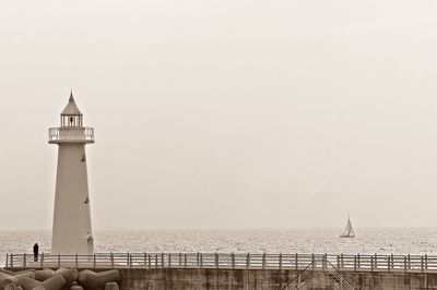 Lighthouse on beach