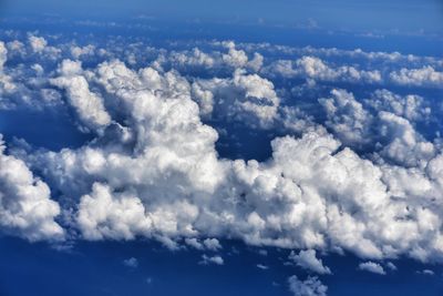 Low angle view of clouds in sky