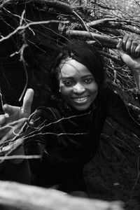 Portrait of a smiling young woman
