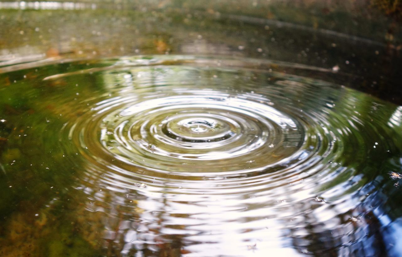 FULL FRAME SHOT OF WATER DROPS ON GLASS