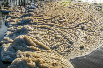 Close-up of water at beach