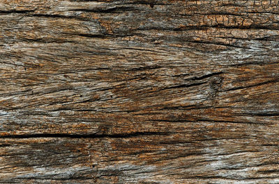 Full frame shot of old wooden plank