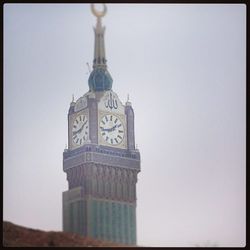 Low angle view of clock tower