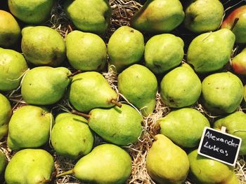 Close-up of fruits for sale at market stall