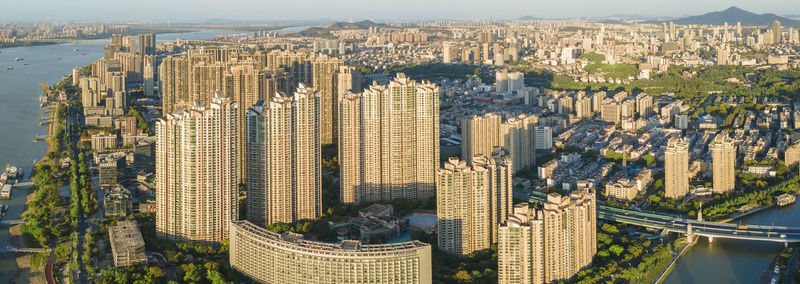 Aerial view of cityscape