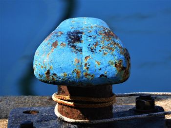 Close-up of old rusty metal