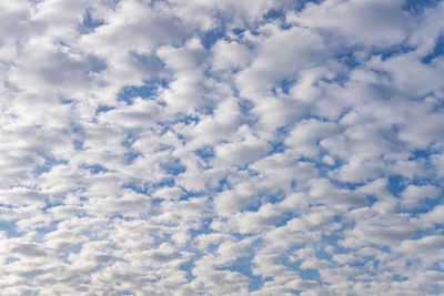 Low angle view of clouds in sky