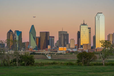 Buildings in city