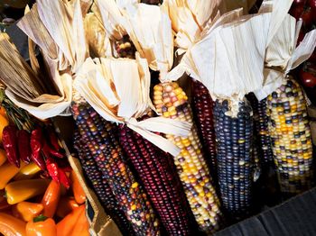 Close-up of food for sale in market