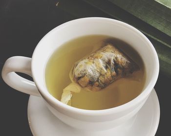 Close-up of herbal tea