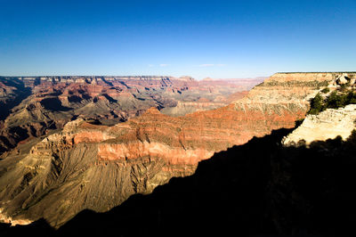 Scenic view of dramatic landscape