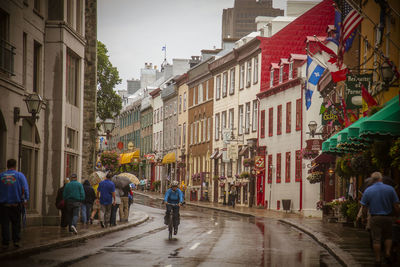 View of city street