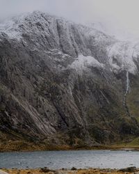 Scenic view of lake and mountain