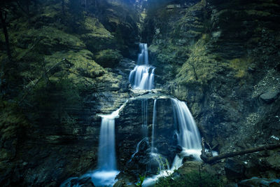 Waterfall in forest