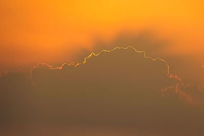 Scenic view of sky during sunset