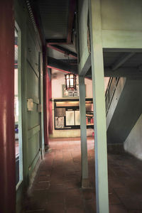 Corridor of building