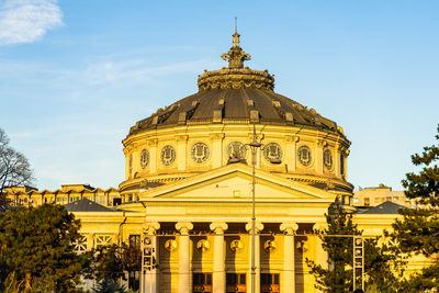 Low angle view of church