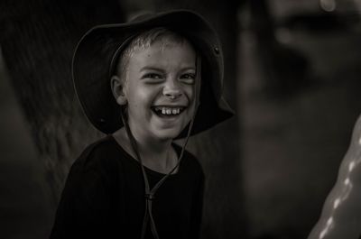 Portrait of smiling boy