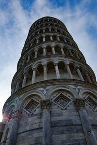 Low angle view of historical building against sky