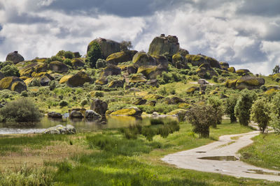 Scenic view of landscape against sky